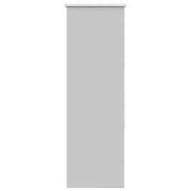 Roller Blind Blackout Light Grey 50x175 cm Fabric Width 45.7 cm Polyester