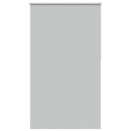 Roller Blind Blackout Light Grey 125x210 cm Fabric Width 121.6 cm Polyester