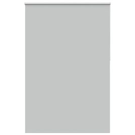 Roller Blind Blackout Light Grey 150x210 cm Fabric Width 146.6 cm Polyester