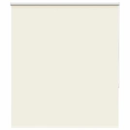 Roller Blind Blackout Off White 125x150 cm Fabric Width 121.6 cm Polyester