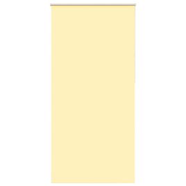 Roller Blind Blackout Yellow 115x230 cm Fabric Width 110.7 cm Polyester