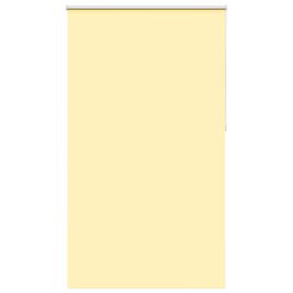 Roller Blind Blackout Yellow 130x230 cm Fabric Width 126.6 cm Polyester