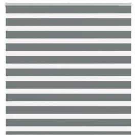 Zebra Blind Dark Grey 150x150 cm Fabric Width 145.9 cm Polyester