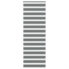 Zebra Blind Dark Grey 85x230 cm Fabric Width 80.9 cm Polyester