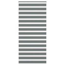 Zebra Blind Dark Grey 115x230 cm Fabric Width 110.9 cm Polyester