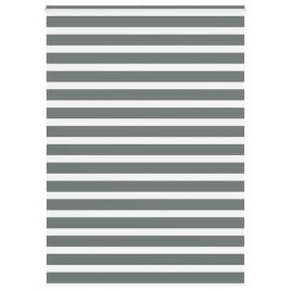 Zebra Blind Dark Grey 165x230 cm Fabric Width 160.9 cm Polyester