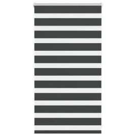 Zebra Blind Black 80x100 cm Fabric Width 75.9 cm Polyester