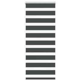 Zebra Blind Black 55x150 cm Fabric Width 50.9 cm Polyester