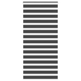 Zebra Blind Black 105x200 cm Fabric Width 100.9 cm Polyester
