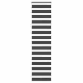 Zebra Blind Black 60x230 cm Fabric Width 55.9 cm Polyester