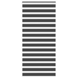 Zebra Blind Black 100x230 cm Fabric Width 95.9 cm Polyester