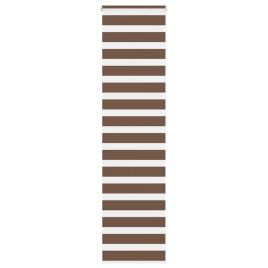 Zebra Blind Brown 55x230 cm Fabric Width 50.9 cm Polyester