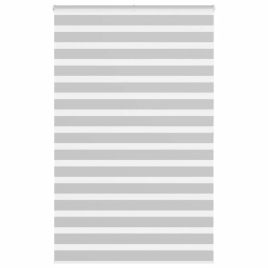 Zebra Blind Light Grey 150x200 cm Fabric Width 145.9 cm Polyester