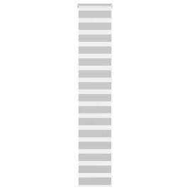 Zebra Blind Light Grey 45x230 cm Fabric Width 40.9 cm Polyester