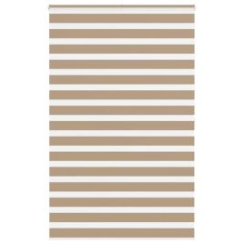Zebra Blind Sand Brown 150x200 cm Fabric Width 145.9 cm Polyester