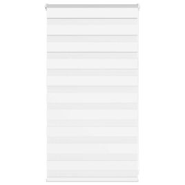 Zebra Blind White 90x100 cm Fabric Width 85.9 cm Polyester