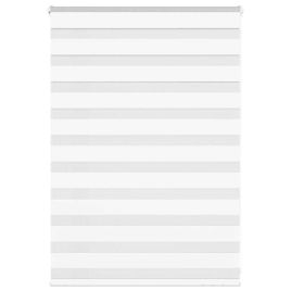 Zebra Blind White 105x100 cm Fabric Width 100.9 cm Polyester
