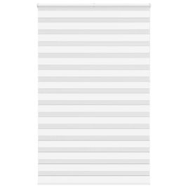 Zebra Blind White 150x230 cm Fabric Width 145.9 cm Polyester