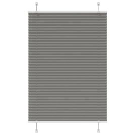 Pleated Blind Anthracite 90x150 cm Fabric Width 89.4 cm Polyester