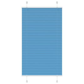 Pleated Blind Blue 75x100 cm Fabric Width 74.4 cm Polyester