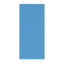 Pleated Blind Blue 100x200 cm Fabric Width 99.4 cm Polyester