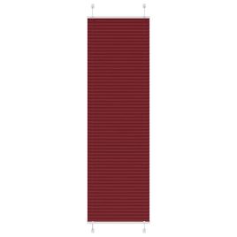 Pleated Blind Bordeaux Red 60x200 cm Fabric Width 59.4 cm Polyester