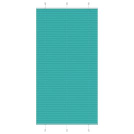 Pleated Blind Petrol Green 105x200 cm Fabric Width 104.4 cm Polyester