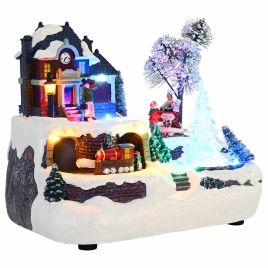 MIVLEN Christmas Tabletop Multicolour 23.5 x 16 x 18.5 cm Resin