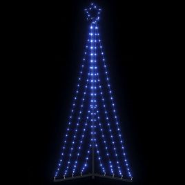 GLOWRA LED Christmas Tree 339 LEDs Blue 187 cm