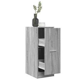 Apothecary Cabinet Grey Sonoma 30x41x77.5 cm Engineered Wood