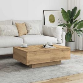Coffee Table Artisan Oak 90x60x31 cm Engineered Wood