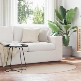 Rug Folding Beige 80 x 150 cm Cotton