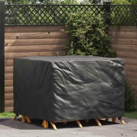 RELM Furniture Cover Plain 135x135x90 cm Fabric - Black