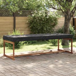 RELM Table Cover Plain 102x242x15 cm Fabric - Black
