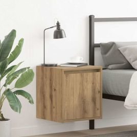 Wall-Mounted Bedside Cabinets 2 Pieces Artisan Oak 38x34x40 cm