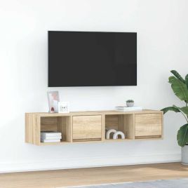 TV Cabinets 2 Pieces Sonoma Oak 60x31x25.5 cm Engineered Wood