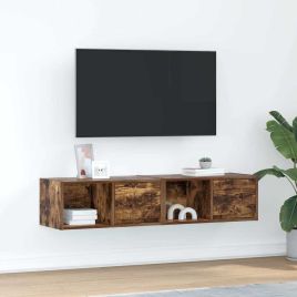 TV Cabinets 2 Pieces Smoked Oak 60x31x25.5 cm Engineered Wood