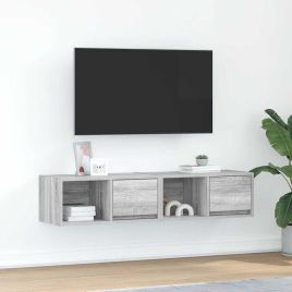 TV Cabinets 2 Pieces Grey Sonoma 60x31x25.5 cm Engineered Wood