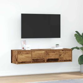 TV Cabinets 2 Pieces Old Wood 60x31x25.5 cm Engineered Wood
