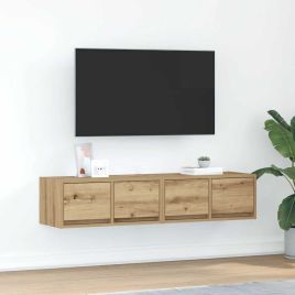 TV Cabinets 2 Pieces Artisan Oak 60x31x25.5 cm Engineered Wood
