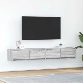 TV Cabinets 2 Pieces Grey Sonoma 80x31x25.5 cm Engineered Wood
