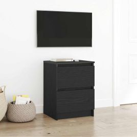TV Cabinet Black 40x35x54 cm Engineered Wood