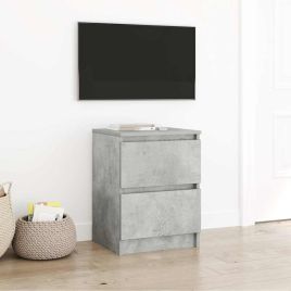 TV Cabinet Concrete Grey 40x35x54 cm Engineered Wood