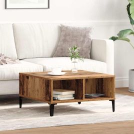 Coffee Table Old Wood 60x60x30 cm Engineered Wood