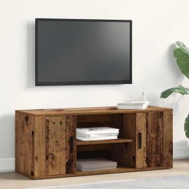 TV Cabinet Old Wood 100x35x40 cm Engineered Wood