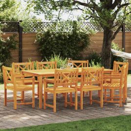 GRHBRO Garden Chair 8 pcs 56x56x90 cm Acacia Wooden