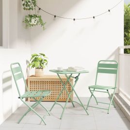 NALOFT Garden Folding Chair Folding 2 pcs Light 42x52 x82cm - Mint