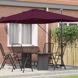 SERIDG Umbrella Bordeaux 351x250x260 cm - Red