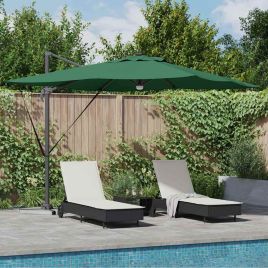 SERIDG Roma Parasol 286x284x270 cm and Polyester Aluminium - Green