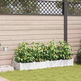 LIHRIDG Garden Planter 4 pcs Steel - White